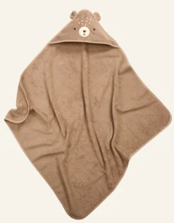 Discount Badhandduk med huva brun - 80x80 cm