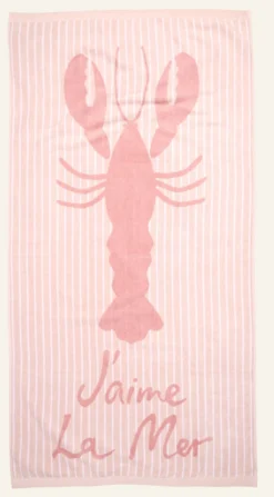 Hot Badlakan multi/rosa - 75x150 cm
