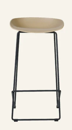 New Forms & Objects Barstol beige - 44x43x79 cm