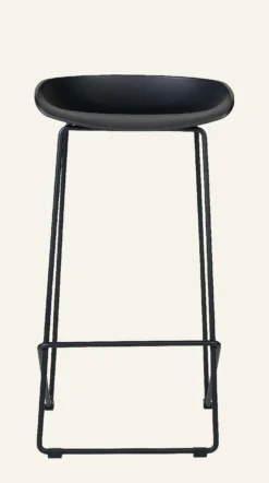 Sale Forms & Objects Barstol svart - 44x43x79 cm