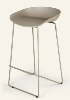 Forms & Objects Barstol taupe - 44x43x79 cm