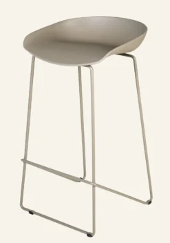 Forms & Objects Barstol taupe - 44x43x79 cm