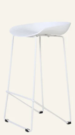 Outlet Forms & Objects Barstol vit - 44x43x79 cm