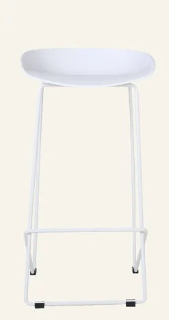 Outlet Forms & Objects Barstol vit - 44x43x79 cm