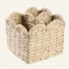 Outlet Bestickkorg natur - 15x15x13 cm