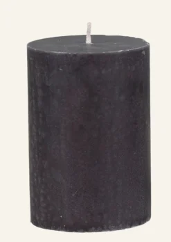 Outlet Blockljus mörkgrå - 6,8x15 cm