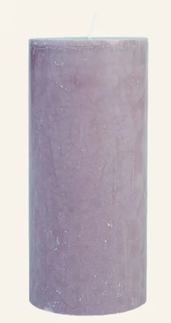 New Blockljus mörklila - 6,8x15 cm