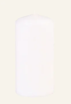 Clearance Blockljus vit - 5,8x12 cm