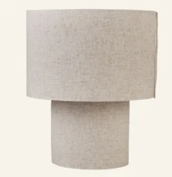 Forms & Objects Bordslampa beige - 32x32x38 cm