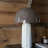 Sale Bordslampa brun - 24x24x37 cm