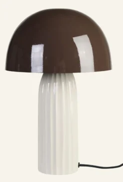 Sale Bordslampa brun - 24x24x37 cm