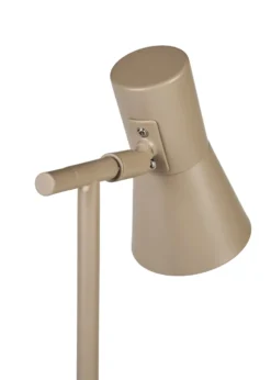 Discount Forms & Objects Bordslampa taupe - 18,8x12x30,4 cm