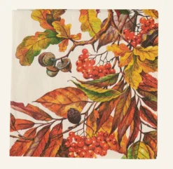 New Cocktailservett multi/orange - 25x25 cm