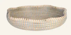 New Dekor skål ljusblå - 8x39x39 cm