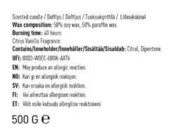 Online Doftljus beige - 500 g