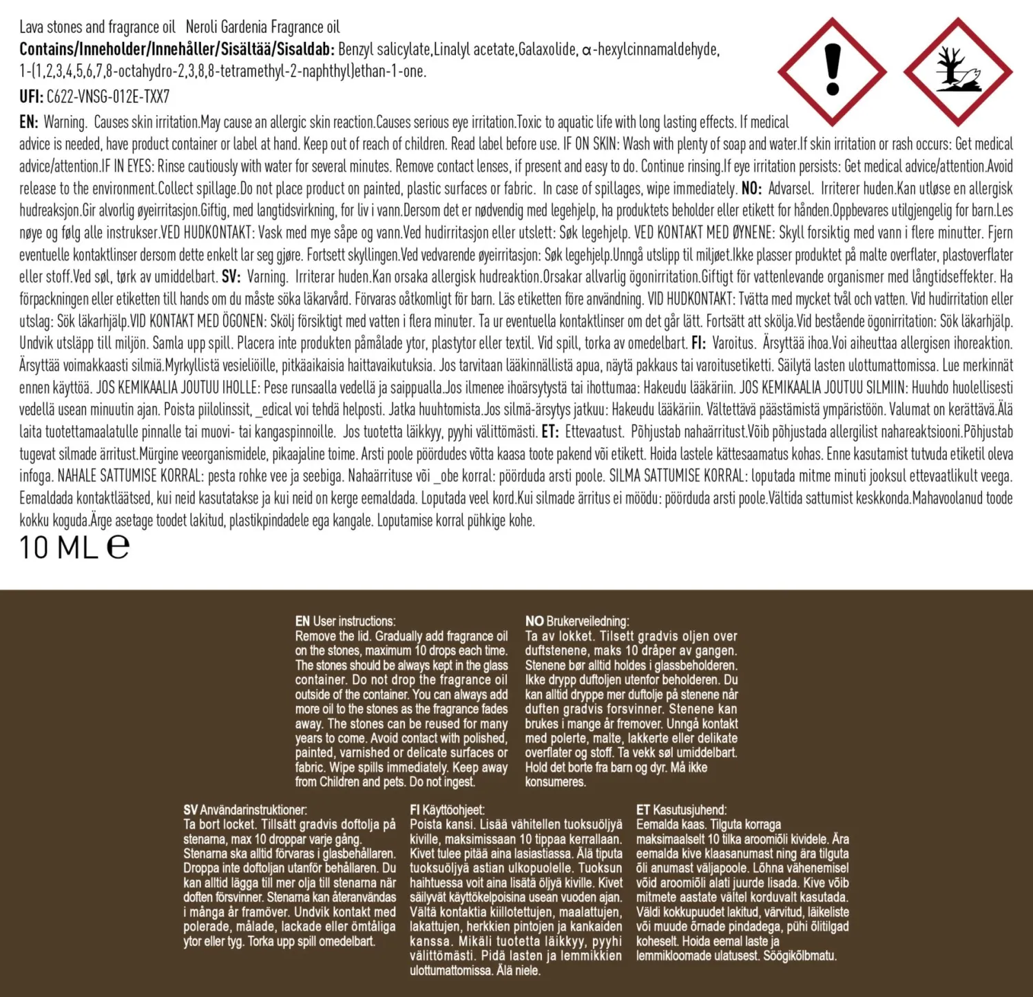 Hot Sense the Moment Doftstenar brun - 10 ml