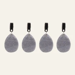 Hot Duktyngd, 4-pack mörkgrå - 5 cm