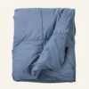 Best Dunpläd mörkblå - 130x170 cm