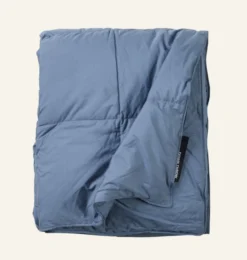 Best Dunpläd mörkblå - 130x170 cm