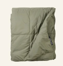 Clearance Dunpläd olivgrön - 130x170 cm