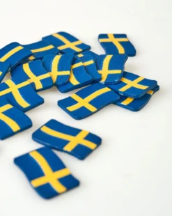 Hot Flaggpynt multi/blå - 50stk