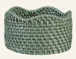 Sale Flaskkorg grön - ø12 h7 cm