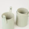 Fodral för sminkborstar beige - 8x20 cm
