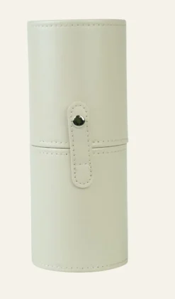 Fodral för sminkborstar beige - 8x20 cm
