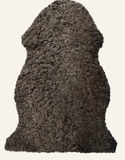 Discount Fårskinn mörkbrun - 85 cm