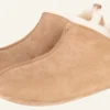 Outlet Fårskinnstofflor natur - 39