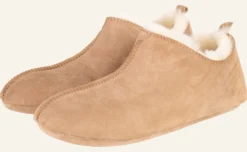 Outlet Fårskinnstofflor natur - 39