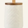 Discount Förvaringsburk vit - 14x14x20,5 cm