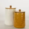 Outlet Förvaringsburk vit - 15x15x23,5 cm