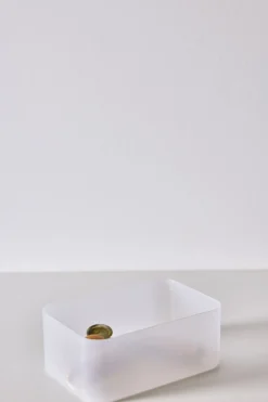 Clearance Nice & organized Förvaringslåda frostad - 11x15x4,5 cm