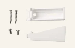 Fäste 2st vit - 7 cm