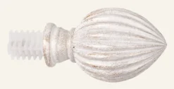 Clearance Gardinknopp, 2-pack multi/vit - 22/25 mm