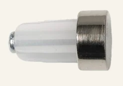 Clearance Gardinknopp, 2-pack stål - 22/25 mm