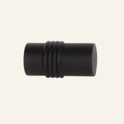Hot Gardinknopp, 2-pack svart - 16mm
