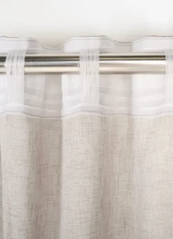 Discount Gardin ljusbeige - 140x240cm 7cm