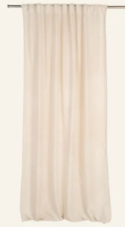 Hot Gardin ljusbeige - 135x240cm 7cm