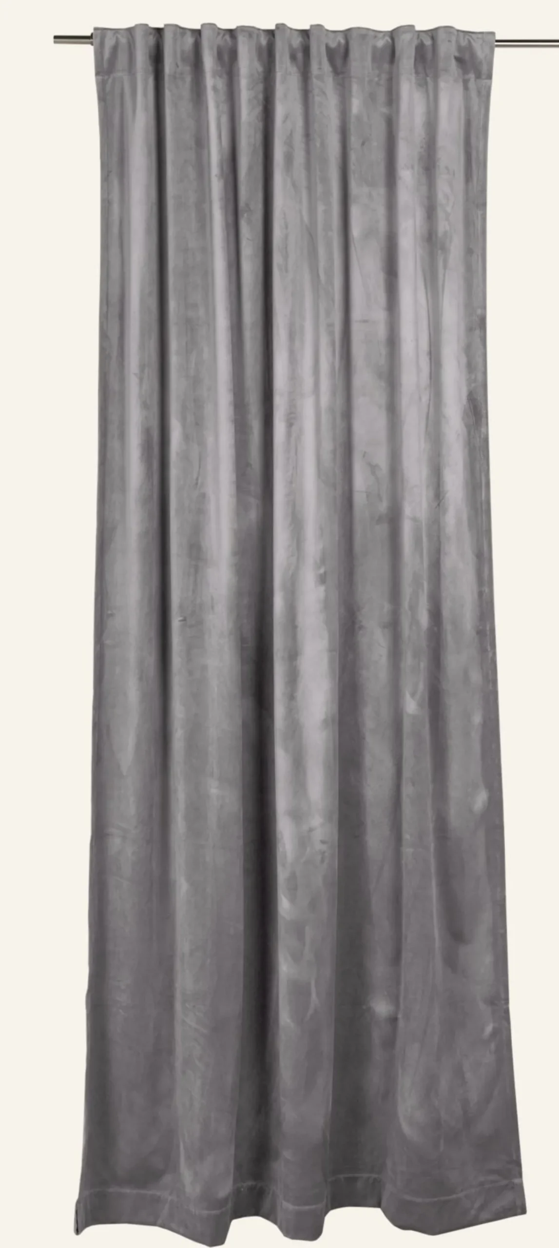 Outlet Gardin ljusgrå - 135x240cm 7cm