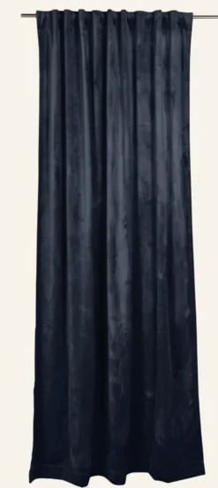 Clearance Gardin mörkblå - 135x240cm 7cm