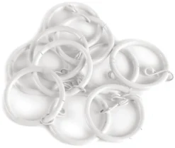 Clearance Gardinringar 10 st. multi/vit - 10 stk