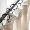 Clearance Gardinringar 10 st. svart - 10 stk