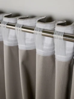 Clearance Gardin taupe - 135x240cm 7cm