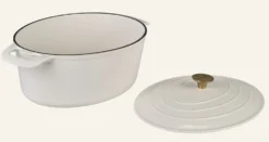 Sale Gjutjärnsgryta oval creme - 5800ml