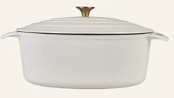 Sale Gjutjärnsgryta oval creme - 5800ml