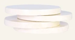 Discount Glasunderlägg beige - ø10 cm