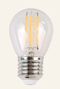 Best Forms & Objects Glödlampa transparent - 4,5x7,6 cm