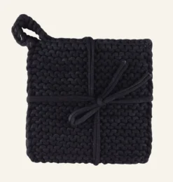 Hot Bokhari Grytlapp svart - 19x19 cm